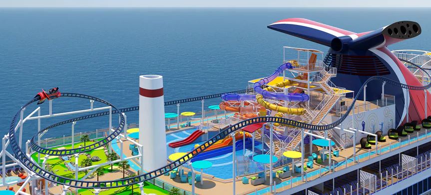 Mardi Gras (Carnival Cruise): Το πιο απίθανο κρουαζιερόπλοιο του 2021 θα διαθέτει τρενάκι λούνα παρκ (φωτογραφίες)