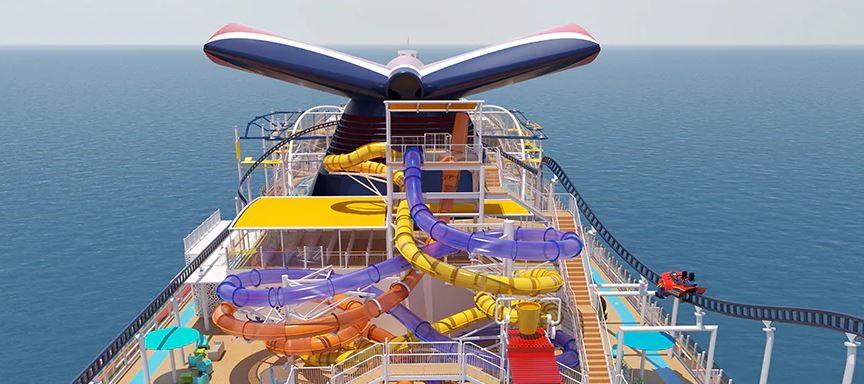 Mardi Gras (Carnival Cruise): Το πιο απίθανο κρουαζιερόπλοιο του 2021 θα διαθέτει τρενάκι λούνα παρκ (φωτογραφίες)