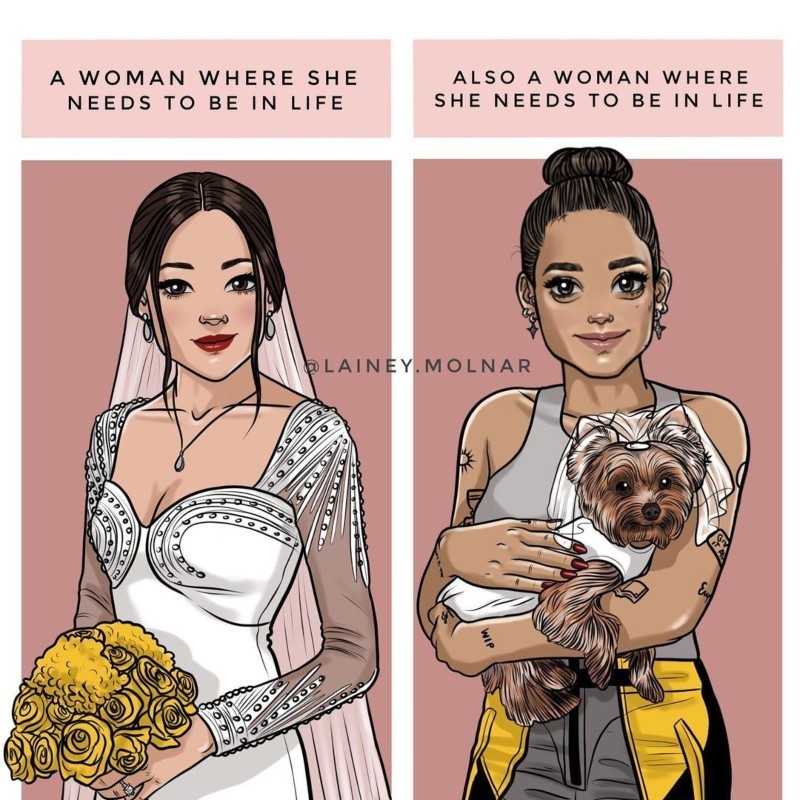 Λέινι Μόλναρ: Η illustrator που μέσα από τα σκίτσα τις καταρρίπτει τα στερεότυπα για τις γυναίκες