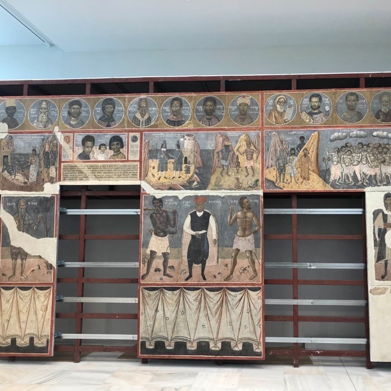 Ο Φώτης Κόντογλου στην Εθνική Πινακοθήκη – Η τοιχογραφία που ασβεστώθηκε